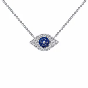 0.46 CTW Evil Eye Necklace
