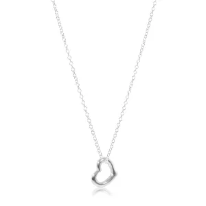 16 Sterling Love Charm Necklace