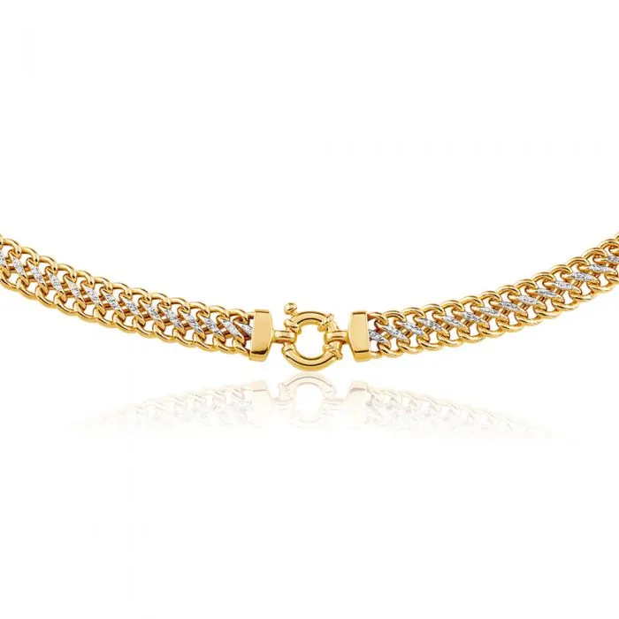 9ct Yellow Gold Mesh Chain