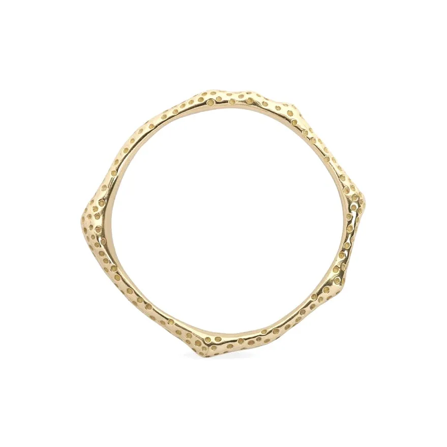 Coral Brass Bangle - Dinosaur Designs