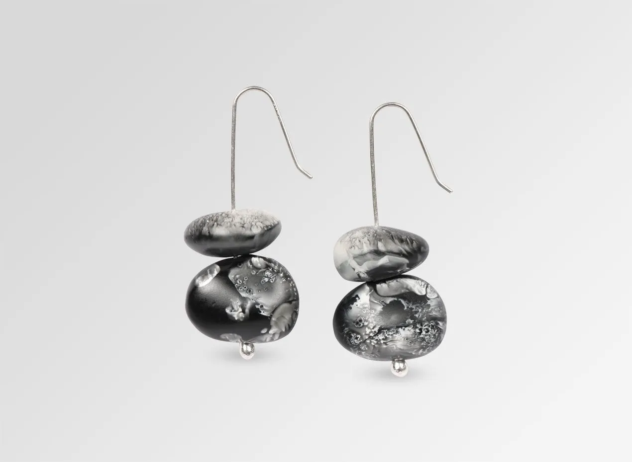 Dinosaur Designs Resin Earth Temple Earrings