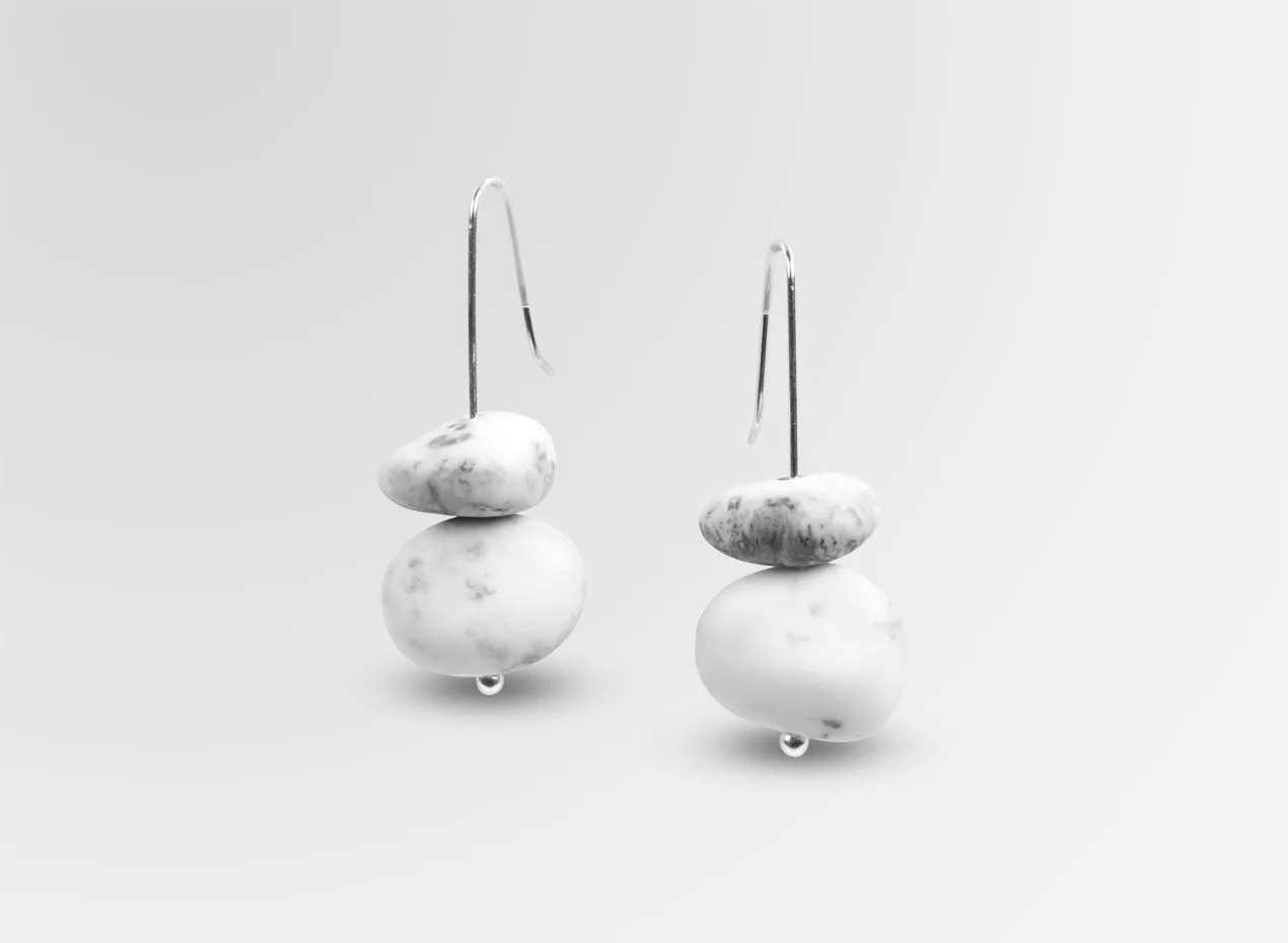 Dinosaur Designs Resin Earth Temple Earrings