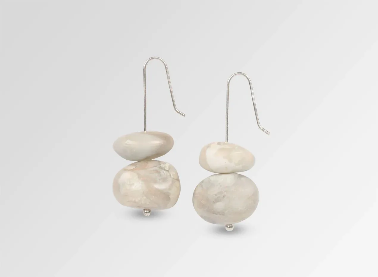 Dinosaur Designs Resin Earth Temple Earrings