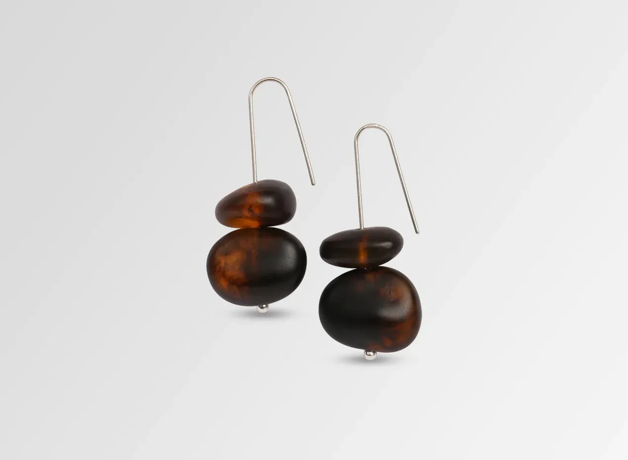 Dinosaur Designs Resin Earth Temple Earrings