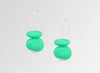 Dinosaur Designs Resin Earth Temple Earrings