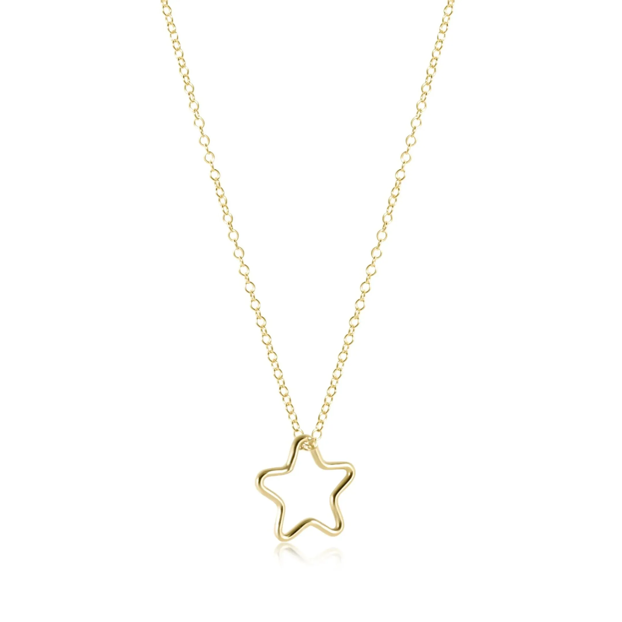 Egirl 14 Gold Star Charm Necklace
