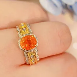 Fashionable Versatile Luxury Simple Diamond Wedding Ring