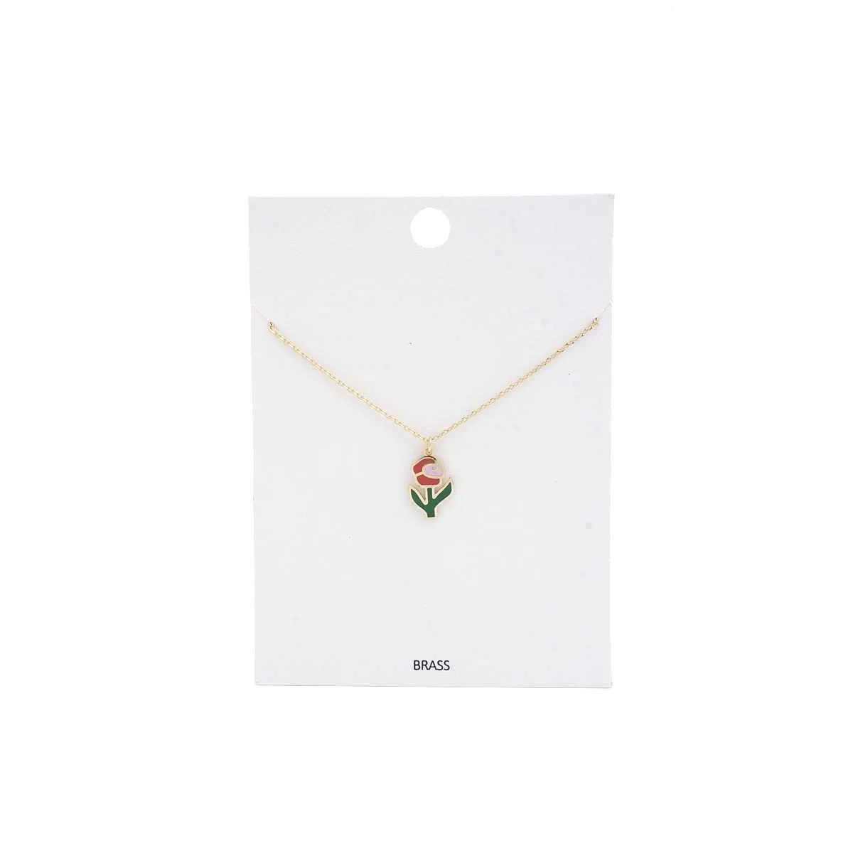 Flower Charm Necklace
