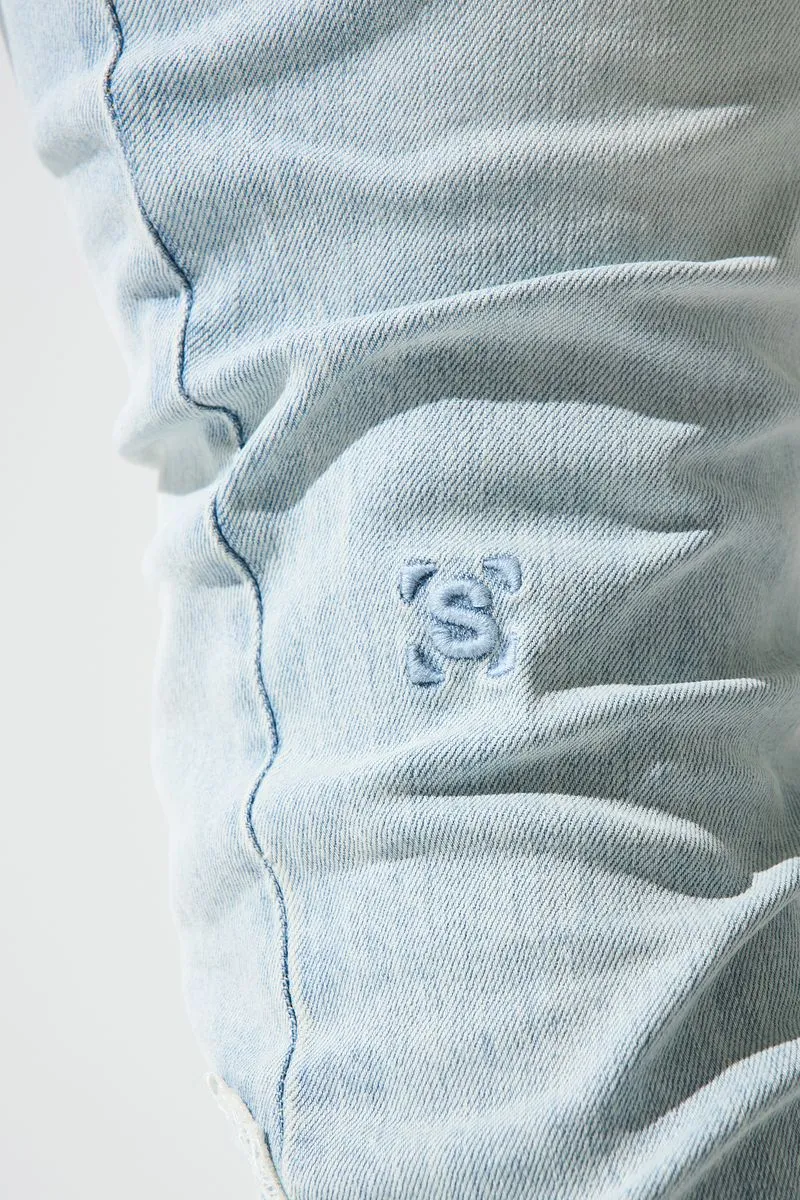 ''Garden'' Stacked Jeans