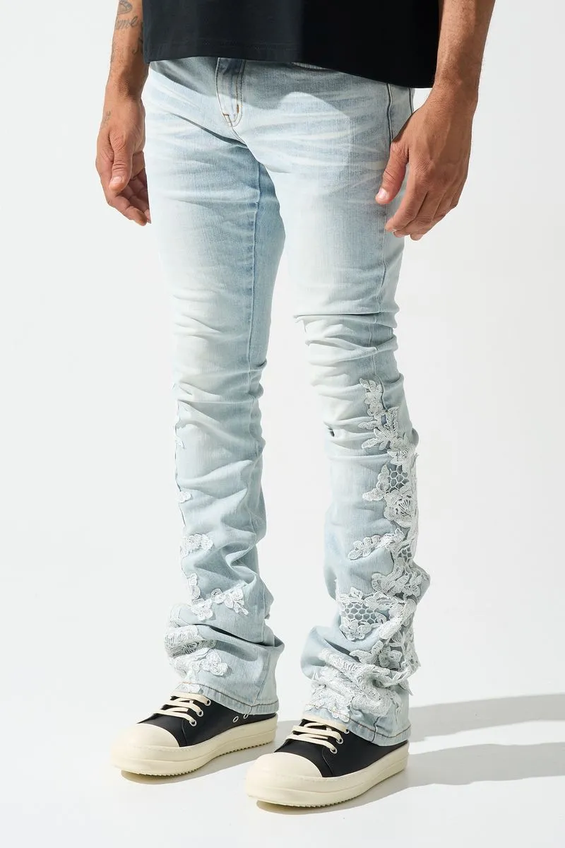 ''Garden'' Stacked Jeans