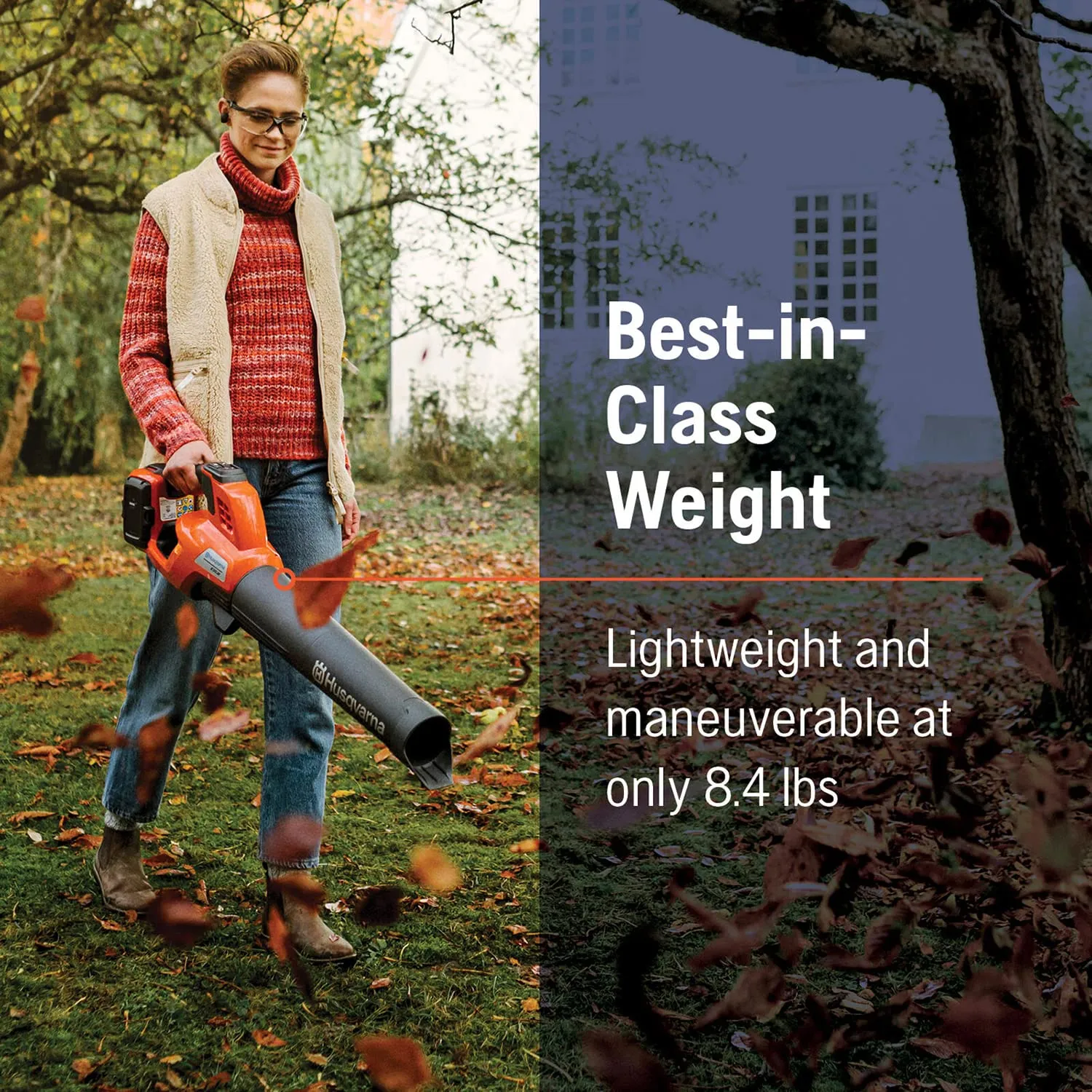 Husqvarna 230iB Battery Powered Cordless Leaf Blower, 136-MPH 650-CFM Electric Leaf Blower with Brushless Motor and Quiet Operation, Battery and Charger Not Included