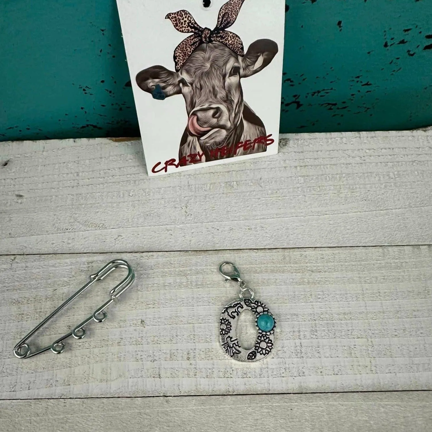 Initial Clip-on Charms: B
