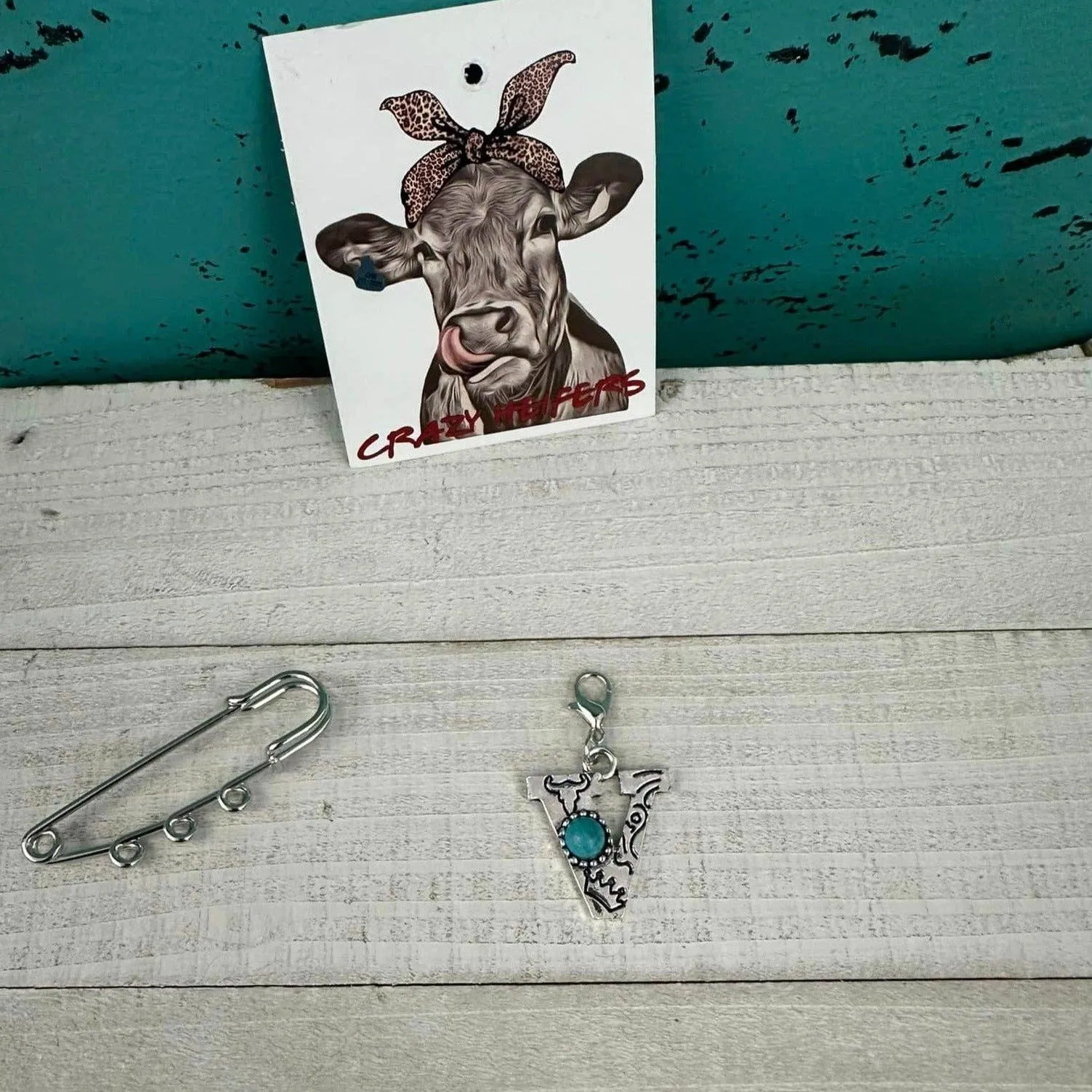 Initial Clip-on Charms: B