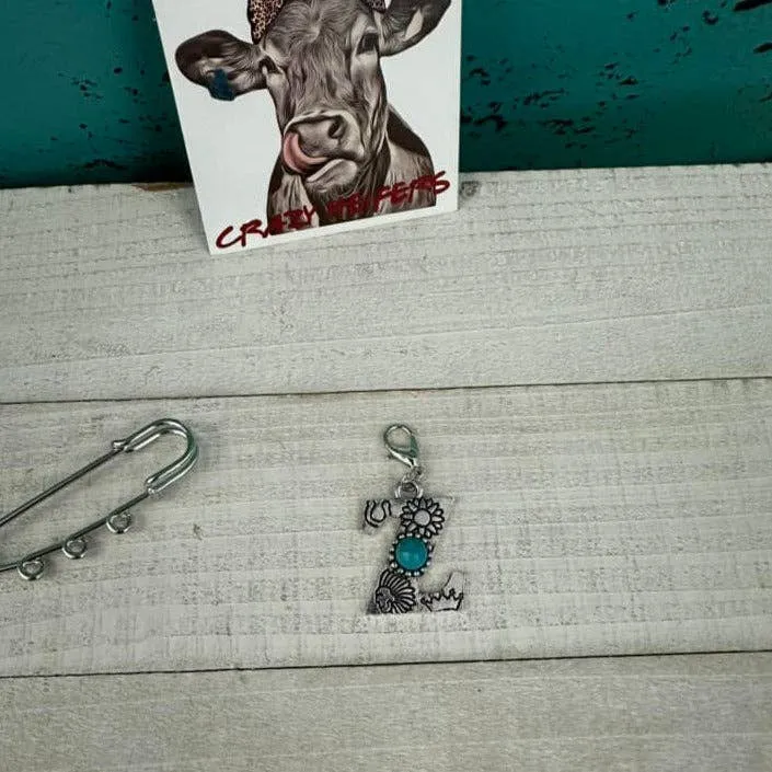 Initial Clip-on Charms: C