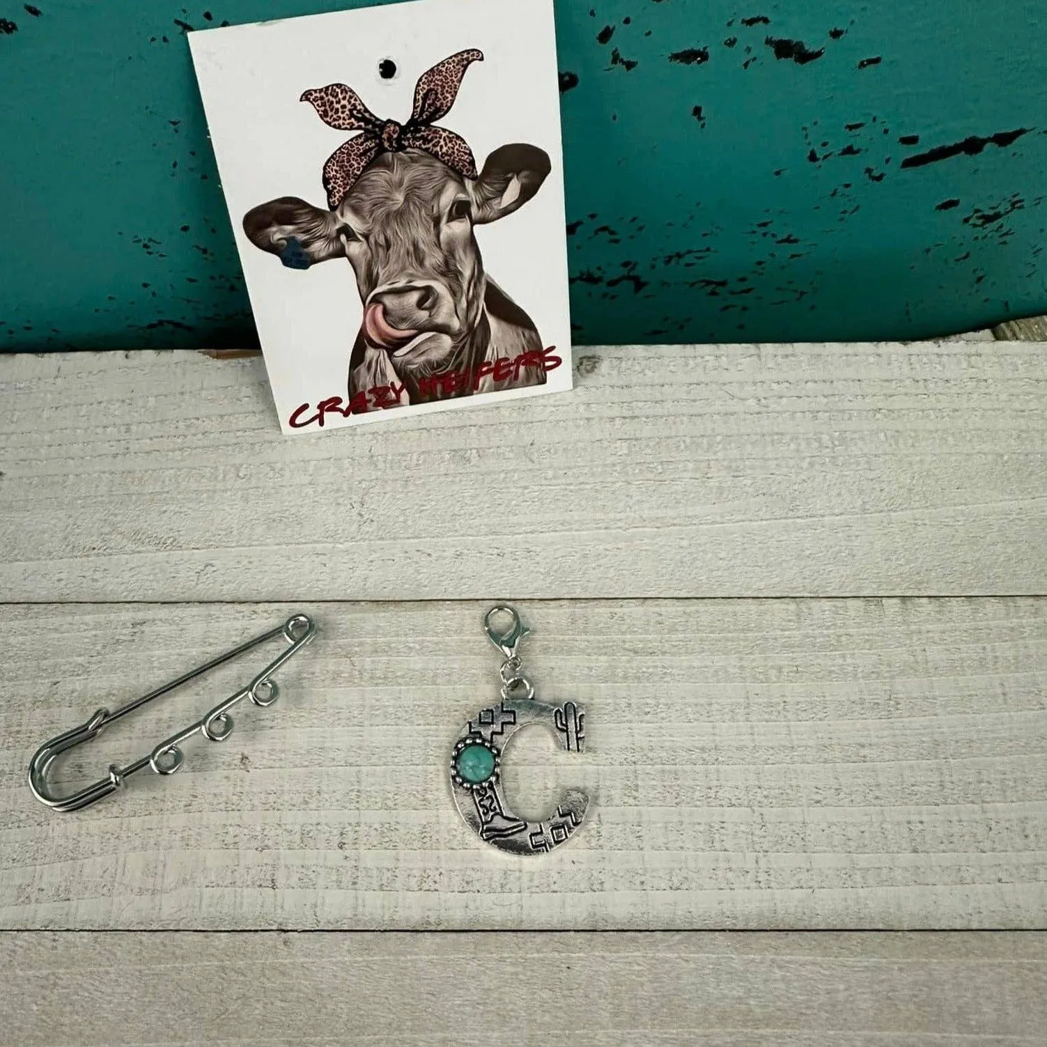 Initial Clip-on Charms: C