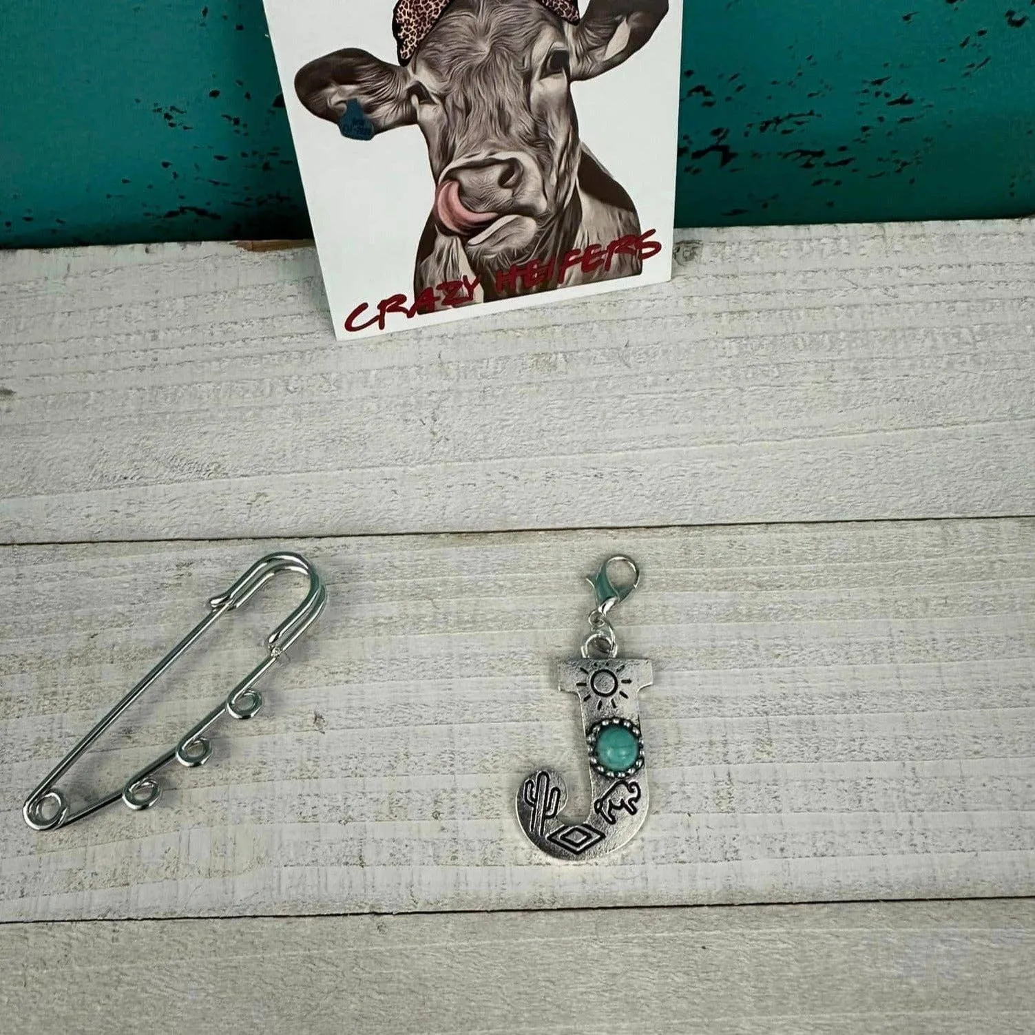 Initial Clip-on Charms: C