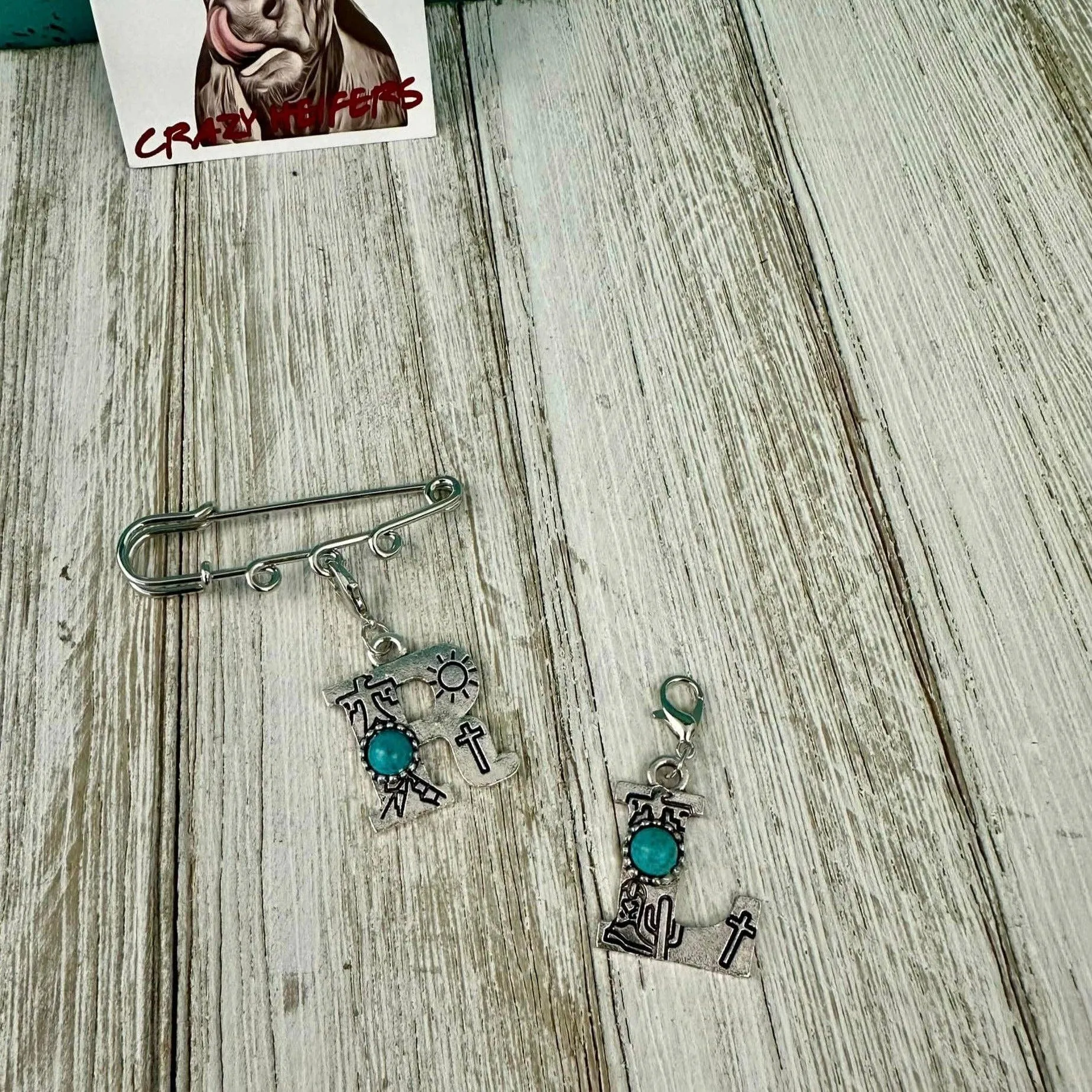 Initial Clip-on Charms: C