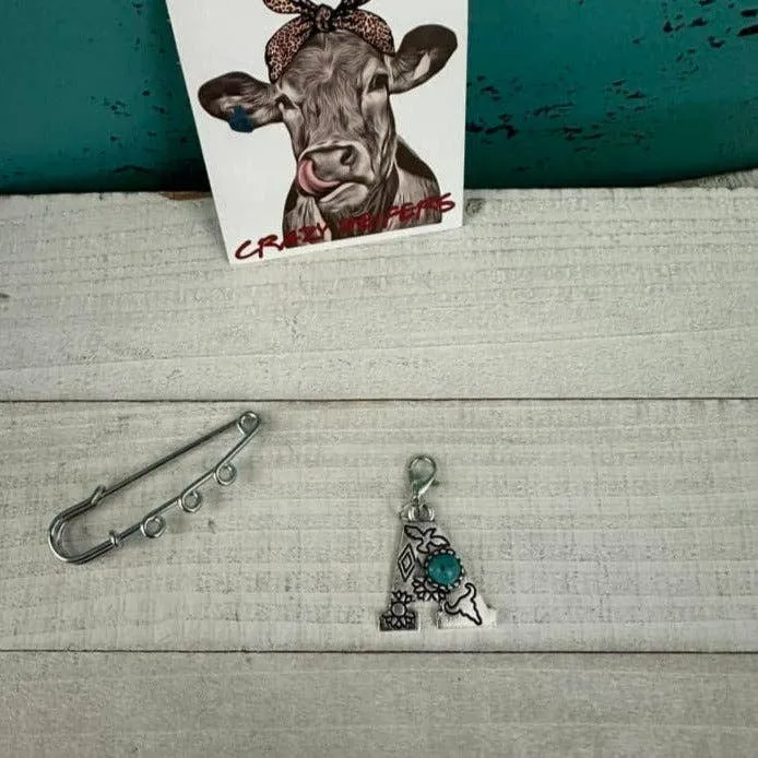 Initial Clip-on Charms: C