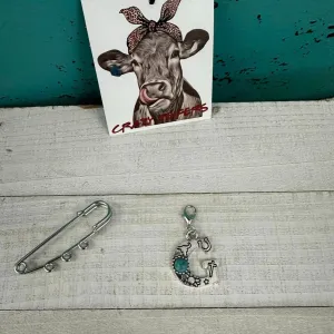 Initial Clip-on Charms: C
