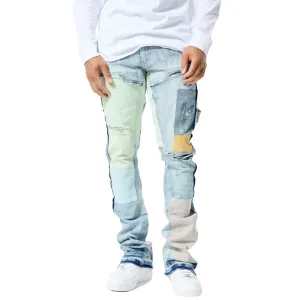 JORDAN CRAIG SEAN STACKED JEANS - ICE BLUE