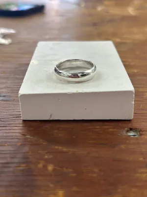Mens Sterling Band Ring