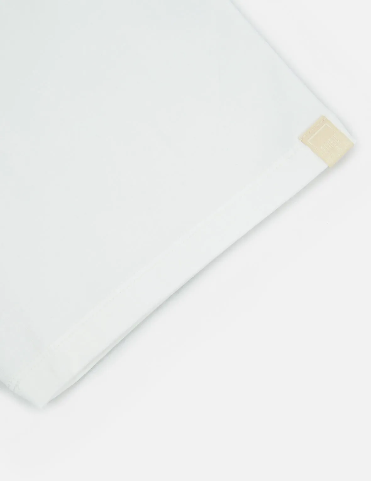 Multi Logo Foil Print Asymmetric T-Shirt