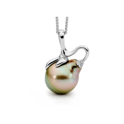 Organic Tahitian South Sea Pearl Pendant