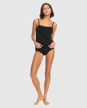 ROXY SD BEACH CLASSICS TANKINKI W/ BEACH CLASSICS HIPSTER BOTTOM - KVJ0