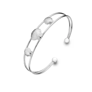 Scallop Shell Cuff Bangle