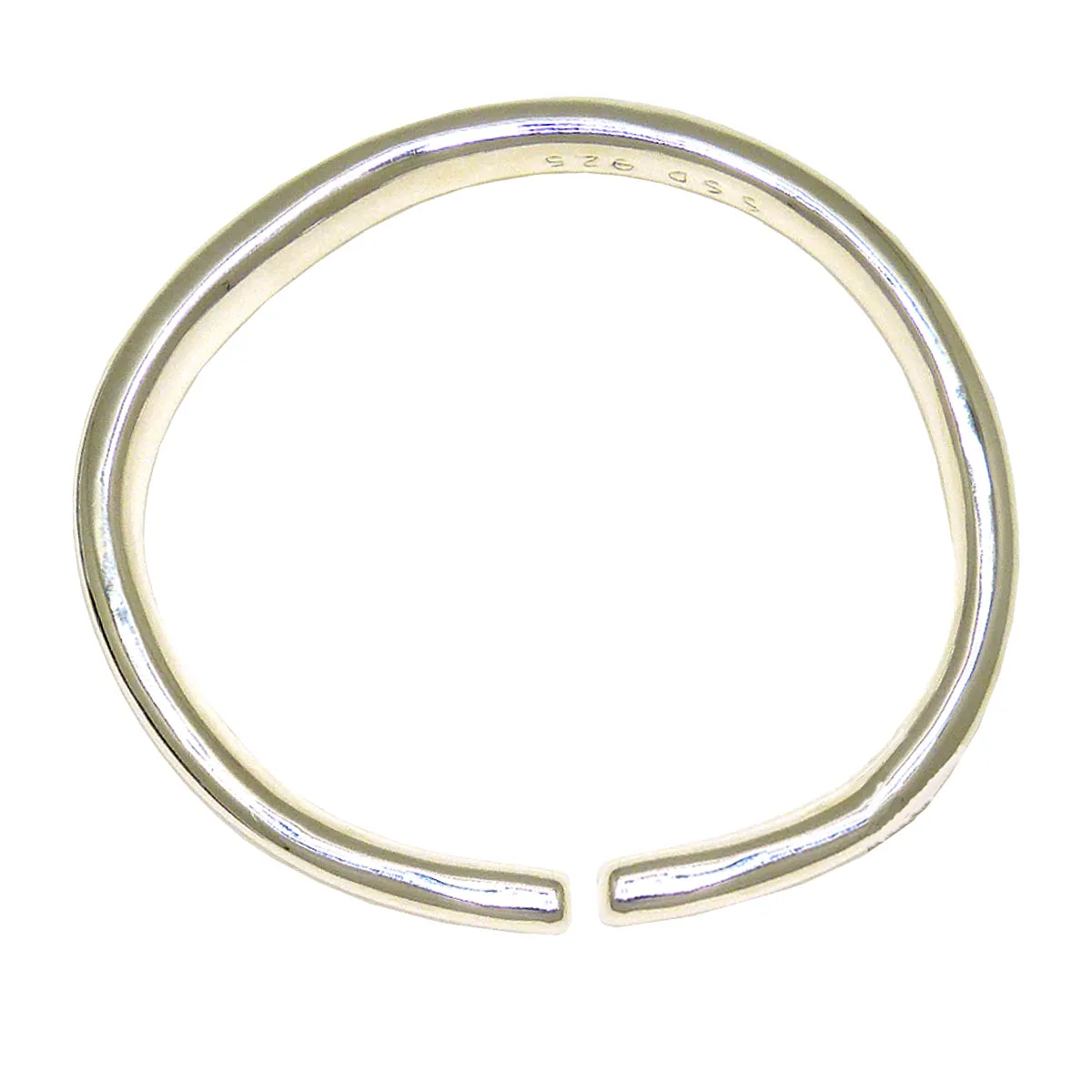Simon Sebbag Sterling Silver 925 Smooth Split Bangle Bracelet B1365