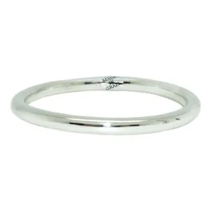 Simon Sebbag Sterling Silver 925 Smooth Thin Bangle Bracelet B1334